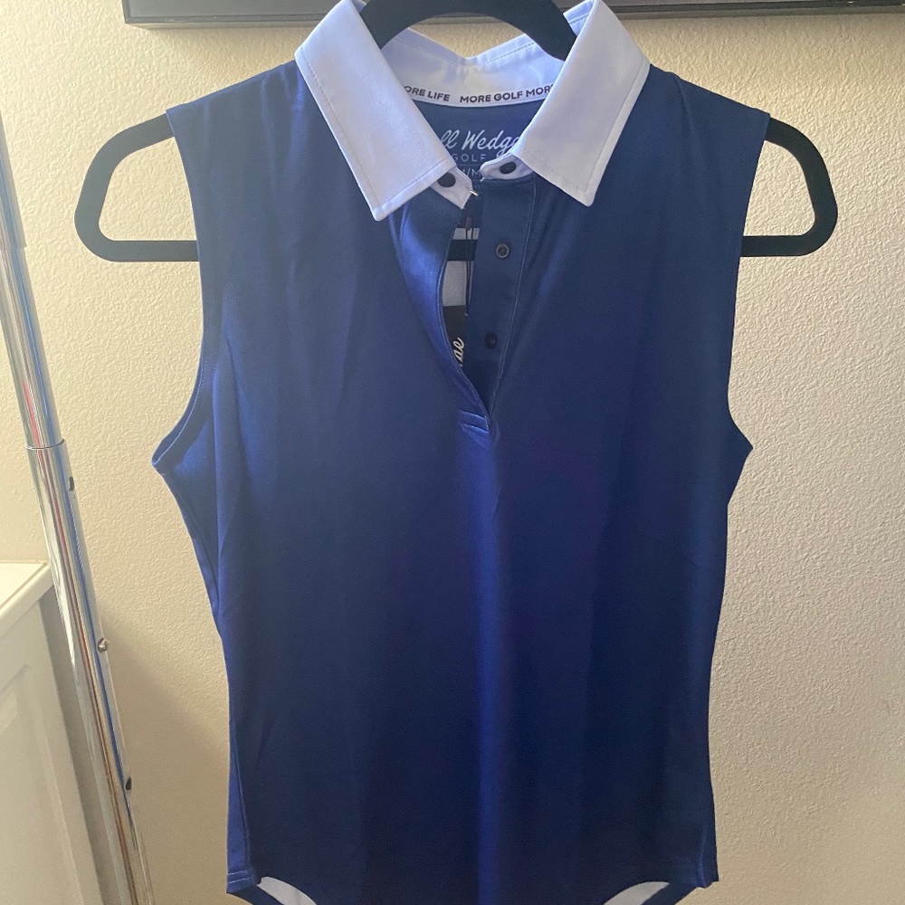 Full Wedge | Golf Polo | Sleeveless Polo | Women’s Golf Shirt | Size M